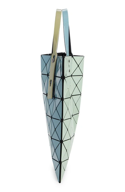 Shop Bao Bao Issey Miyake Lucent Colorblock Tote In Light Green X Blue Green