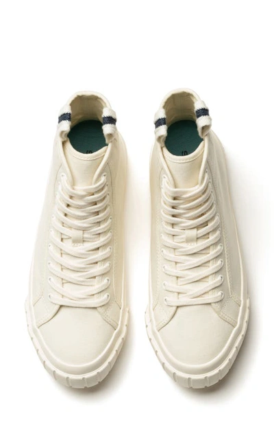 Shop Seavees La Brea High Top Lug Sneaker In White