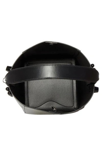 Shop Christian Louboutin Mini Cabachic Bucket Bag In B260 Black/ Black/ Black