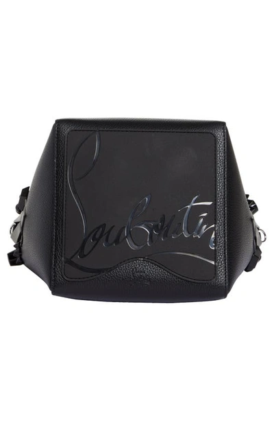 Shop Christian Louboutin Mini Cabachic Bucket Bag In B260 Black/ Black/ Black