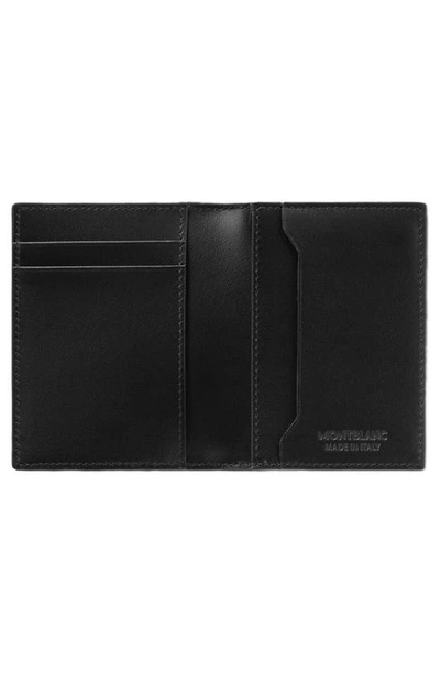 Shop Montblanc Extreme 3.0 Leather Card Case In Black