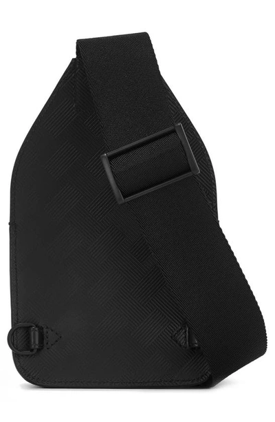 Shop Montblanc Mini Extreme 3.0 Leather Sling Bag In Black