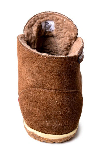 Minnetonka Torrey Berber Fleece Lined Slipper Boot In Whiskey