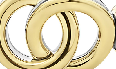 Lagos Signature Caviar Interlock Bracelet In Silver