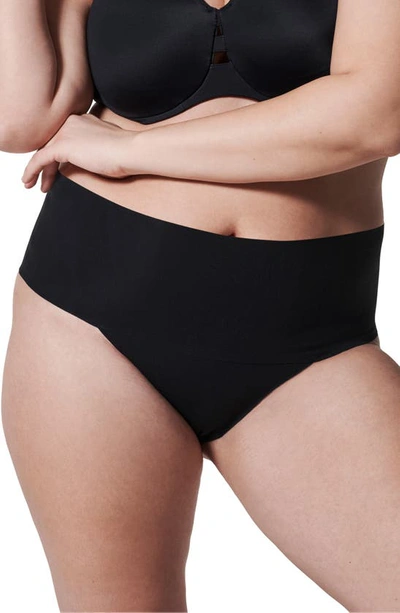 Shop Spanxr Undie-tectable Thong In Very Black