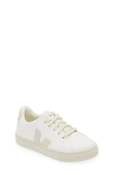 Shop Veja Kids' Chromefree Sneaker In Extra-white Natural