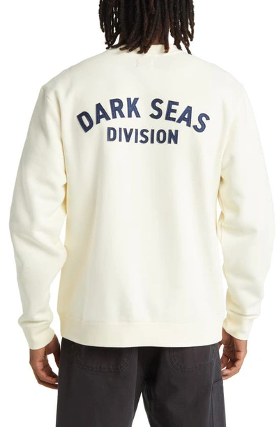 Shop Dark Seas Aberdeen Chest Patch Sweatshirt In Antique