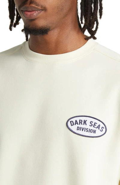 Shop Dark Seas Aberdeen Chest Patch Sweatshirt In Antique
