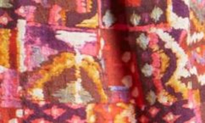 Shop Xirena Lilith Long Sleeve Cotton Dress In Kaleidoscope