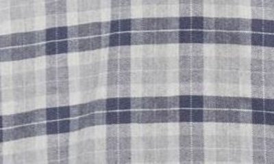 Rails Reid Regular Fit Plaid Stretch Cotton Button-down Shirt In Faded Navy Melange