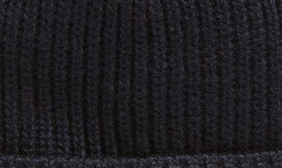 Shop Moncler Kids' Stripe Cuff Wool Beanie In Blue Navy