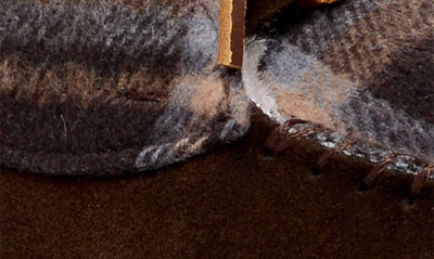 Minnetonka Torrey Faux Fur Lined Slipper Bootie In Chocolate Multi