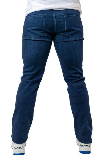 Maceoo Torn Stretch Denim Jeans In Blue