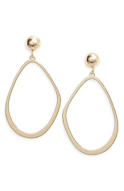 Shop Nordstrom Hoop Drop Earrings In Gold