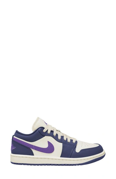 Shop Jordan Air  1 Low Sneaker In Sky Purple/ Grape/ Sail