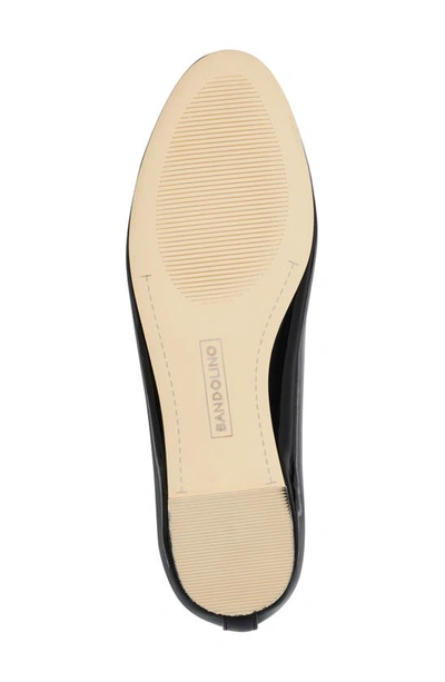 Shop Bandolino Payly Patent Ballet Flat In Blk01