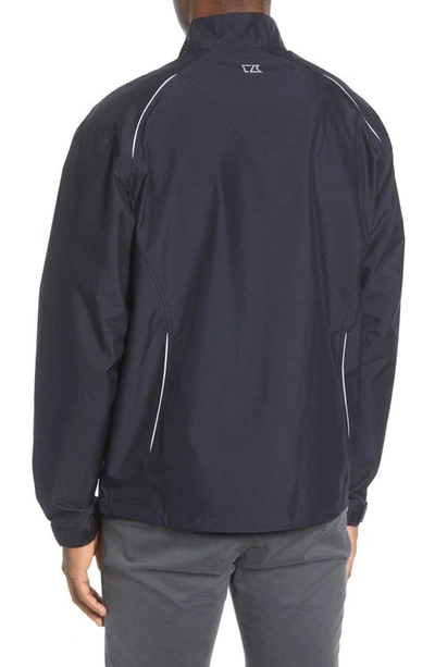 Shop Cutter & Buck 'beacon' Weathertec Wind & Water Resistant Jacket In Navy Blue
