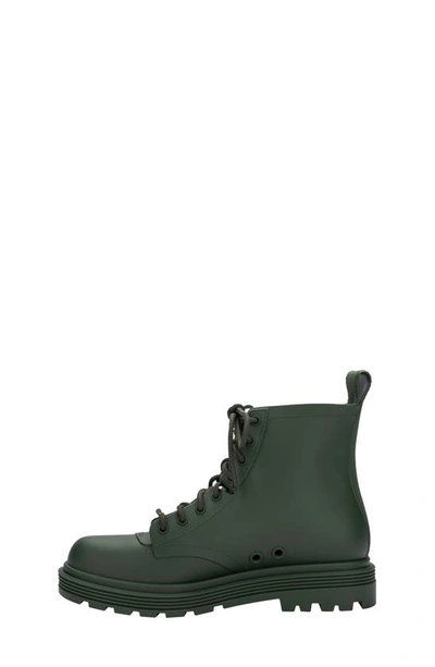 Shop Melissa Kids' Corturno Lace-up Boot In Green