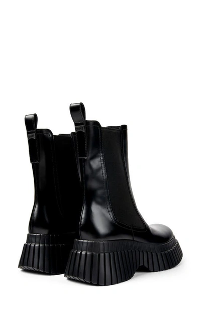 Shop Camper Bcn Platform Chelsea Boot In Black