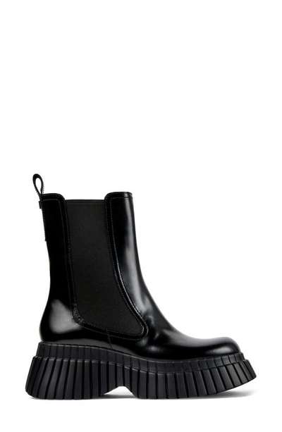 Shop Camper Bcn Platform Chelsea Boot In Black