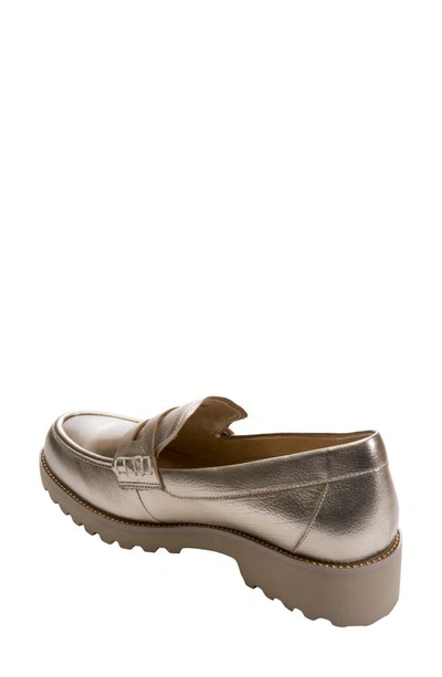 Shop Vaneli Zayna Water Resistant Penny Loafer In Shell