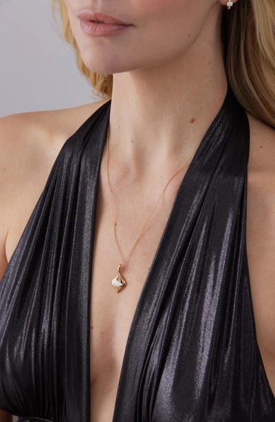 Shop Sara Weinstock Aurora Illusion Pendant Necklace In 18k Yg