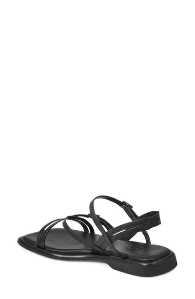 Shop Vagabond Shoemakers Izzy Toe Loop Strappy Sandal In Black