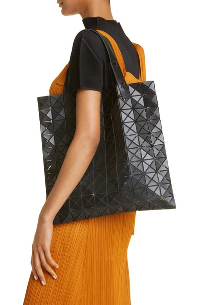 Shop Bao Bao Issey Miyake Prism Tote In Matte Black