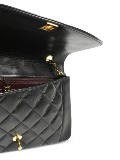 Pre-owned Chanel 1992 Medium Diana Shoulder Bag In Black