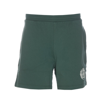 Shop Bally Logo Printed Shorts In Green