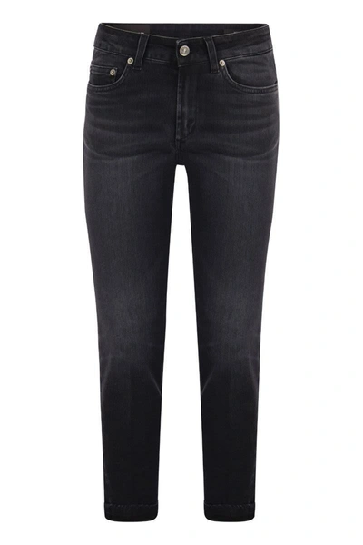 Shop Dondup Monroe Skinny Jeans In Black