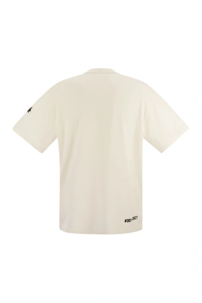 Shop Moncler Grenoble Logo T-shirt In White