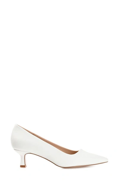 Shop Journee Collection Celica Pump In White