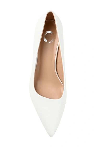 Shop Journee Collection Celica Pump In White