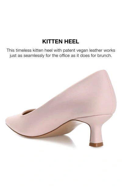 Journee Collection Celica Pointed Toe Pump In Blush