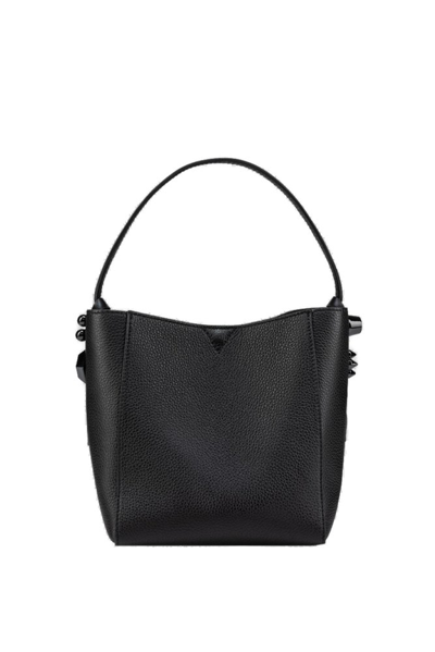 Shop Christian Louboutin Cabachic Mini Bucket Bag In Black