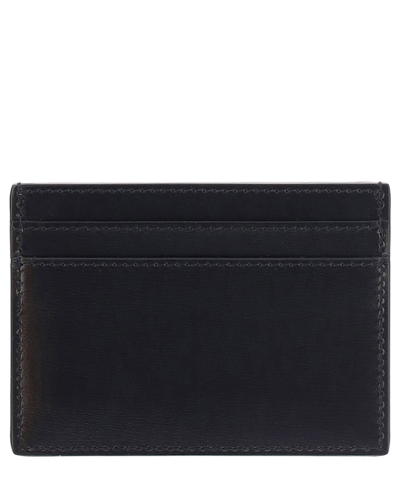 Shop Saint Laurent Credit Card Holder In Black