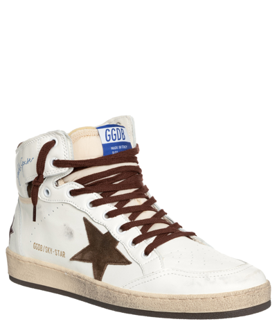 Shop Golden Goose Sky Star High-top Sneakers In White