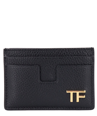 Shop Tom Ford Credit Card Holder In Black