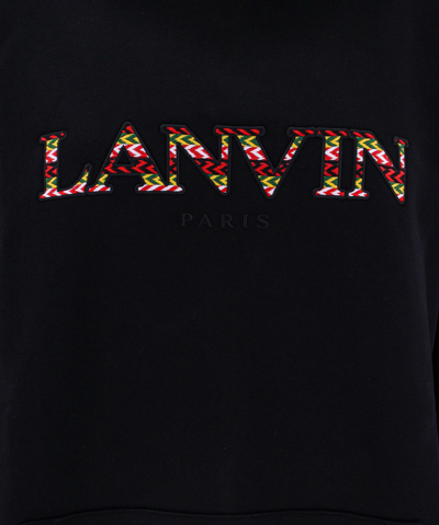 Shop Lanvin Hoodie In Black