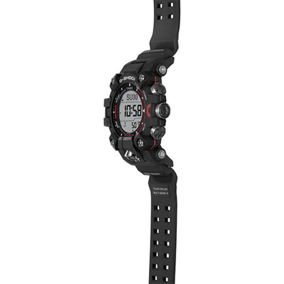 Pre-owned Casio G-shock Master Of Gw-9500-1jf Mudman Radio Solar Carbon Guard Men Watch