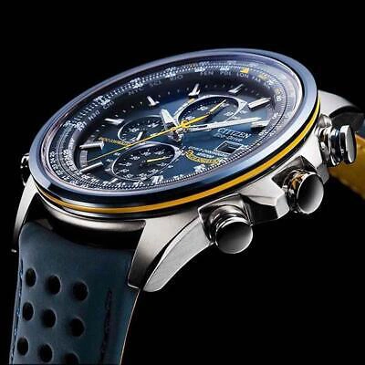 Pre-owned Citizen Promaster Sky Blue Angels At8020-03l Eco-drive Radio Solar Watch 43mm