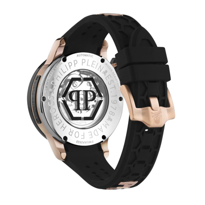 Pre-owned Philipp Plein Men's Watch Automatic Plein Rich Pwuaa0623 Silicone