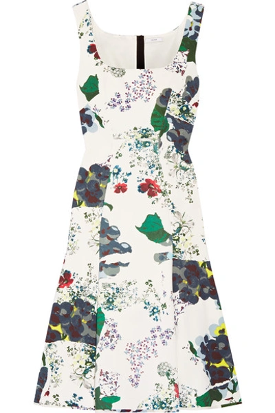 Shop Erdem Tate Floral-print Tech-jersey Dress