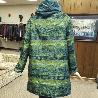 Pre-owned Ubu Reversible Flocked Raincoat; Dots To Zebra In Multicolor