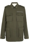 VALENTINO Studded cotton-gabardine jacket