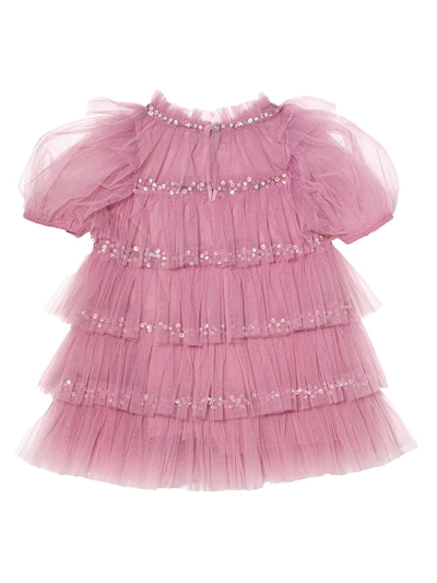 Tutu Du Monde Bebé Love Parade Tulle-panel Dress In Pink
