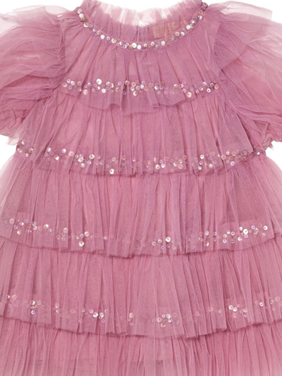 Tutu Du Monde Bebé Love Parade Tulle-panel Dress In Pink