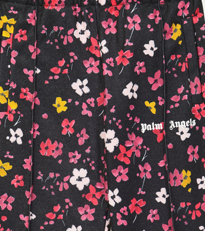 Palm Angels Floral Track Pants In Multicoloured