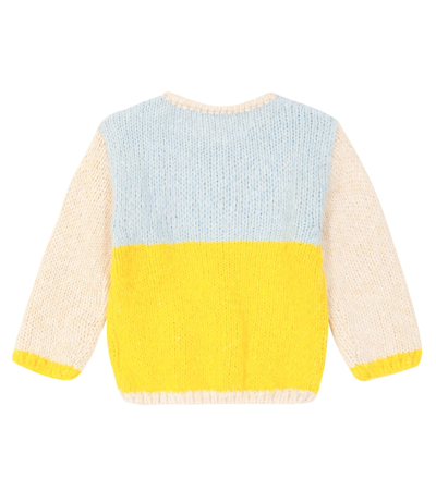 Shop Bobo Choses Baby Color-blocked Sweater In Multicoloured